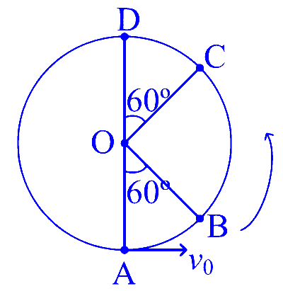 JEE Main 2025 (Online) 22nd January Morning Shift Physics - Circular Motion Question 5 Hindi